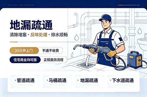 平凉地漏疏通
